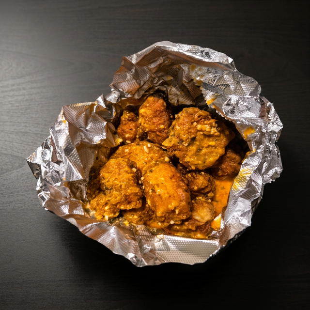 Boneless Buffalo wings.
