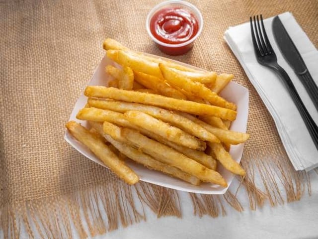 Large french fries.