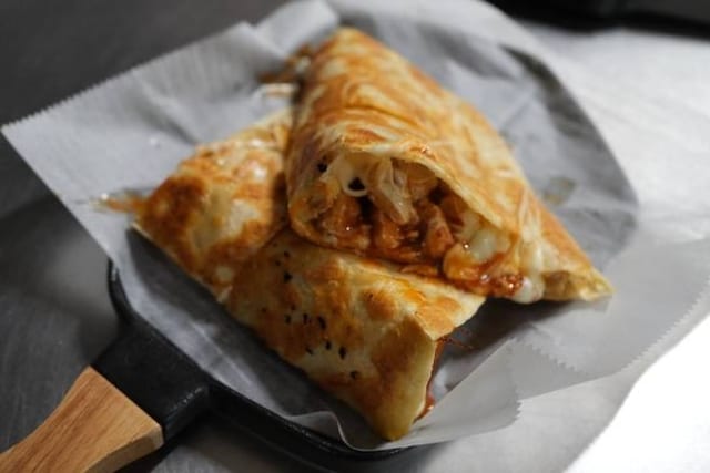Buffalo Chicken Quesadillas.